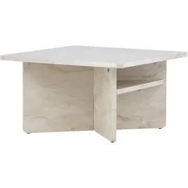 venture home Couchtisch Ålesund Beige Holzwerkstoff 75 x 42 x 75 cm