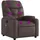 vidaXL Massagesessel Modell 6 Kunstleder 89 x 100 x 0 cm Braun mit Fernbedienung