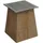 MCW BEISTELLTISCH L76B quadrat Braun, Grau