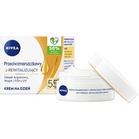 NIVEA Anti-Falten + Revitalisierende Gesichtscreme für Tag 55+, SPF