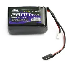 Arrowmax Modellbau-Empfängerakku (LiPo) 7.4 V 2800 mAh Hump JR