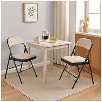 Hti-Living Klappstühle 2er Set Beige