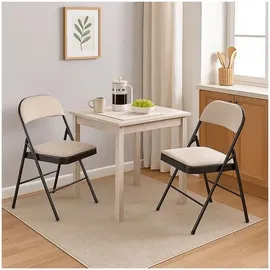 Hti-Living Klappstühle 2er Set Beige