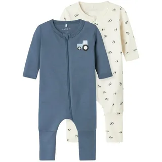 NAME IT Tractor Pyjama 2 Einheiten Jet Stream 0 Monate
