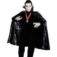 Rubies 's – 454035 – Kostüm – Cape Vampir-Schwarz – Erwachsene