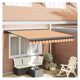 vidaXL Einziehbare Markise 300 x 250 cm gelb und orange