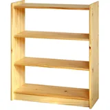 Möbilia Bücherregal 80 x 30 x 100 cm Beige