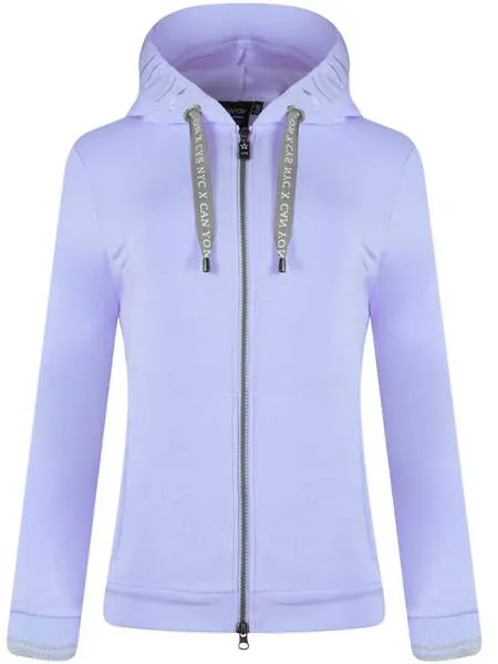 CANYON Damen Sweatjacke mit Kapuze, lavender, 46