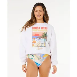 Rip Curl Drop Shldr Crew Sweatshirt Weiß 2XS