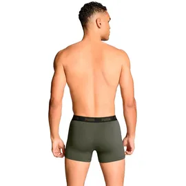 Puma Everyday Basic Boxershorts schwarz/grün XXL 3er Pack