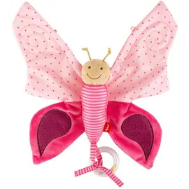 Sigikid Schmetterling Schmusetuch 27 cm Rosa