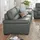 Calia Italia 3-Sitzer CALIA ITALIA "Gaia, hochwertiges Ledersofa mit erstklassigem Sitzkomfort", grau, B:210cm H:92cm T:97cm, Leder SORRENTO - 100% Leder;Leder BULL - 100% Leder, Sofas, edles Design, in zwei hochwertigen Lederqualitäten