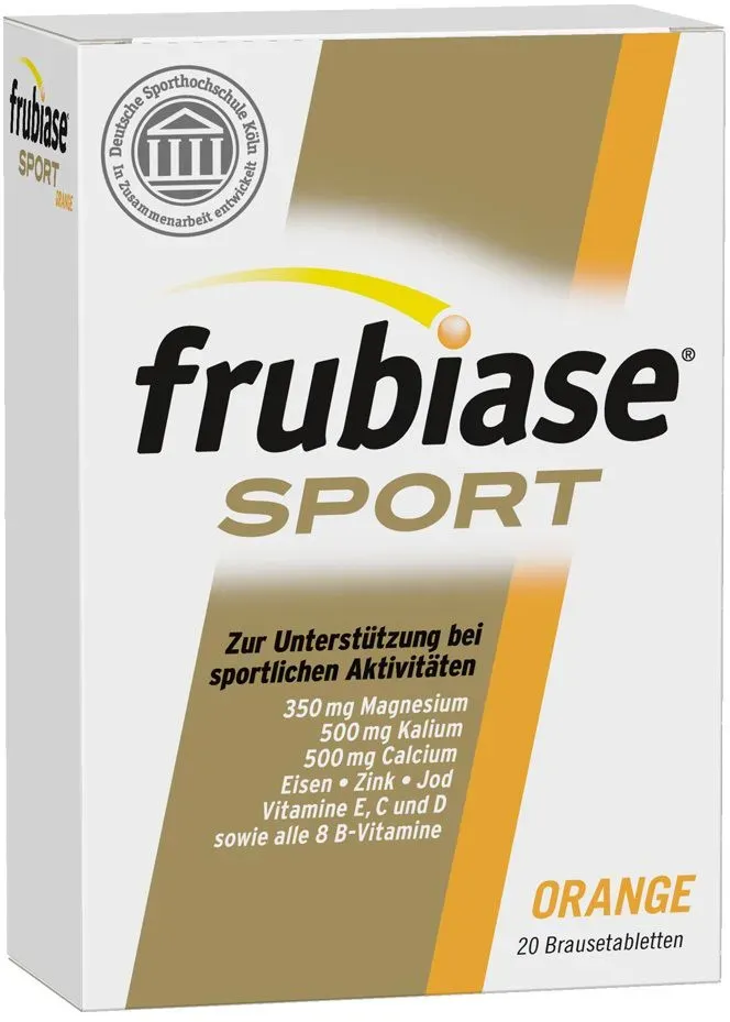 frubiase® Sport Mit hochdosierten Mineralstoffen, Vitaminen und Spurenelementen Orange