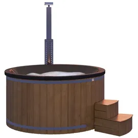 Wolff Finnhaus Hot Tub Typ 5 Ø 225 cm x 110 cm Schwarz