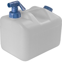 normani Kanister Wasserkanister 10 Liter Dispenser (1 St), Wassertank Trinkwasserbehälter Camping-Kanister mit Hahn - HD-PE Lebensmittelecht weiß