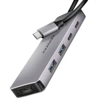 AXAGON 5in1 Hub, USB-C 3.0 [Stecker] (HMC-5H60)