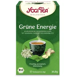 YOGI TEA, Grüne Energie, Grüner Bio Kräutertee Filterbeutel 17X1.8 g