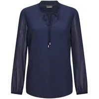 GOLDNER Chiffonbluse Blau 24