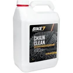 Fahrradzubehör Kraftvoller Ketten- und Getriebereiniger - Bike7 Chain Clean 5L 5 LITER