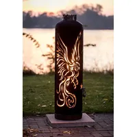 Feuerstelle Phönix Feuertonne für Garten & Terrasse Feuerflair