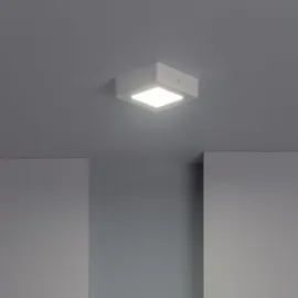LEDKIA Deckenleuchte 6 Eckig Aluminium