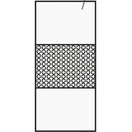 vidaXL Duschwand für Begehbare Dusche mit Klarem ESG Glas 90x195 cm