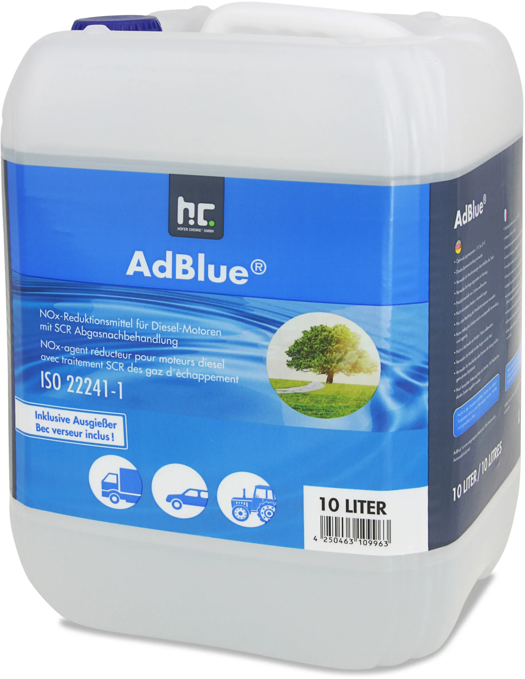 1 x 10L AdBlue - l'écologie par Höfer Chemie