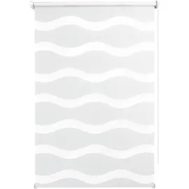 Good Life Doppelrollo WAVE 90 x 210 cm Wellen/weiß