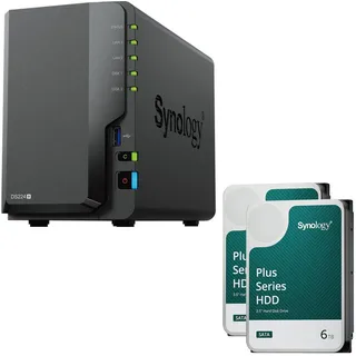Synology DiskStation DS224+ 12 TB (2 x 6 TB) Synology Plus