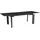 FineBuy Ausziehtisch 180–240 x 77 x 0 cm schwarz