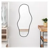 vidaXL Wandspiegel Schwarz 100x45 cm - Schwarz