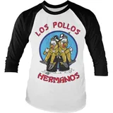 Breaking Bad Longsleeve "Walter Jesse Hermanos Baseball Long Sleeve Tee" in Weiß | Gr.: XXL