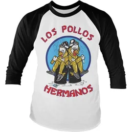 Breaking Bad Longsleeve "Walter Jesse Hermanos Baseball Long Sleeve Tee" in Weiß | Gr.: XXL