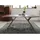 MASSIVMOEBEL24.DE Baumtisch Akazie 180 x 76 x 90 cm grau lackiert/silber matt