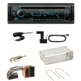 Kenwood KDC-BT950DAB Bluetooth DAB CD Einbauset für Renault Clio 1 2 Twingo