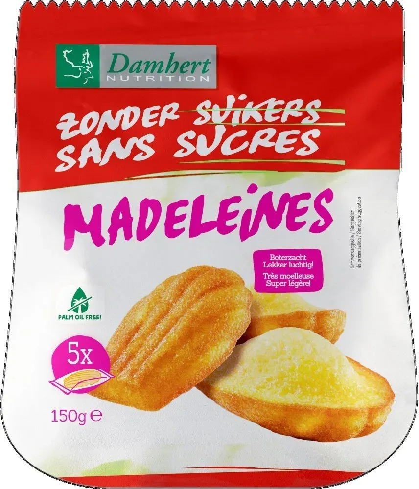 Damhert Madeleines zuckerreduziert