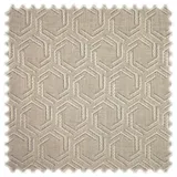 Heiro Stoff AKTION Lurex Möbelstoff Salvador Hellgrau mit Glitzeroptik, Meterware - Breite:140 cm grau