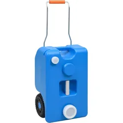 Camping-Wassertank mit Rollen 25 L Blau