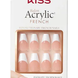 Kiss Acrylic French Nails - Je Taime