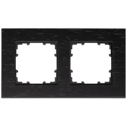 Siemens 5TG11020 DELTA miro Holz wenge Rahmen 2-fach, Farbton durch Beizung