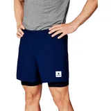 Saysky Herren Pace 2 in 1 Shorts 5'' blau