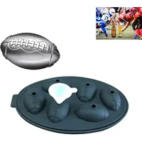König Design Eiswürfelform Football Eisform Whisky Runden Ice Ball