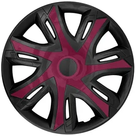 NRM Radzierblende N-Power weinrot/schwarz 14 Zoll 4er Set