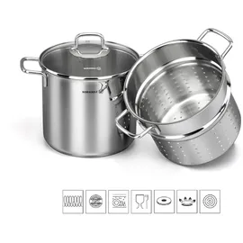 Korkmaz Perla Topf-Set 2-tlg. Spaghetti-Topf + Siebeinsatz