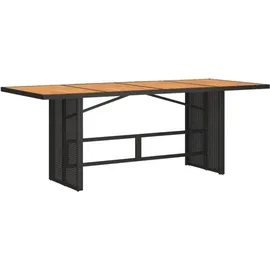 verderoom IKAYAA Rattan Essgruppe für Garten Sitzgruppe für Personen, Gartenmöbel Set mit Tisch und Verstellbare Hochlehner Stühlen, Outdoor 8 Verstellbare