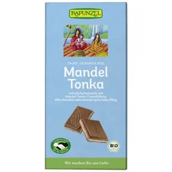 Rapunzel Vollmilch Schokolade Mandel-Tonka HIH bio