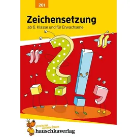 Hauschka Verlag Zeichensetzung ab 6. Klasse und für Erwachsene, A5-Heft