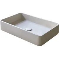 Tikamoon Waschbecken Iris aus cremefarbenem Terrazzo