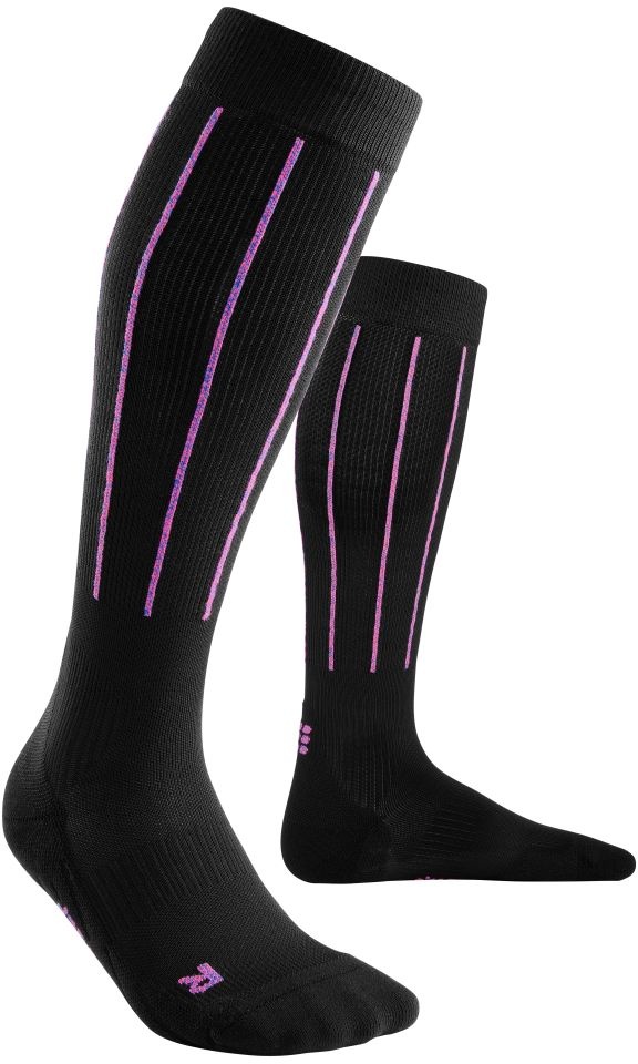 Cep Herren Pinstripe Socks Running Tall Socks schwarz