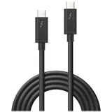 Lindy Thunderbolt 3 USB-C Kabel schwarz, 2m (41557)